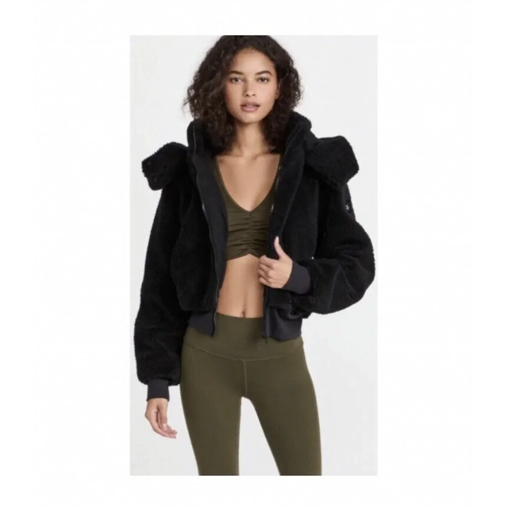Alo Yoga Foxy Sherpa Jacket Black M